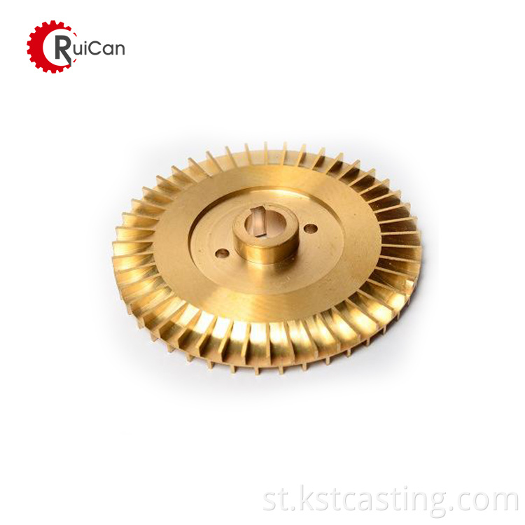 Li-brass tsa boleng bo holimo high quality cast water pump brass impeller